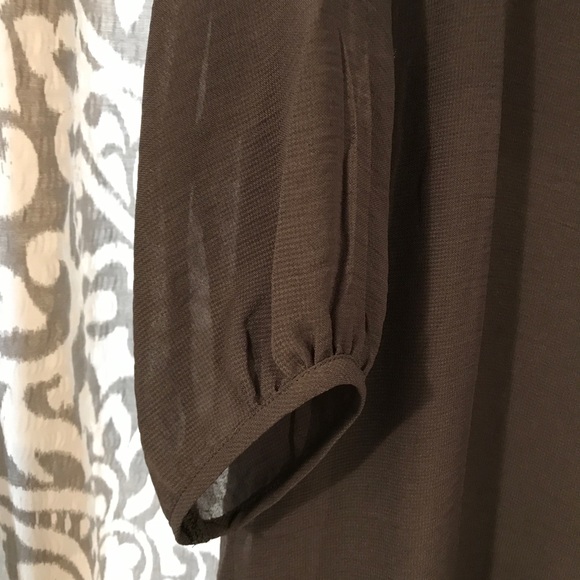 H&M Slate Grey Sheer Long-sleeve Dress - Picture 4 of 5